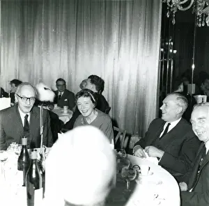Dorchester: From left: Philip Wills, Constance Babington-Smith and P