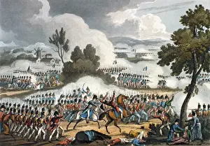 Jenkins: The Left Wing of the British Army in action, at Waterloo