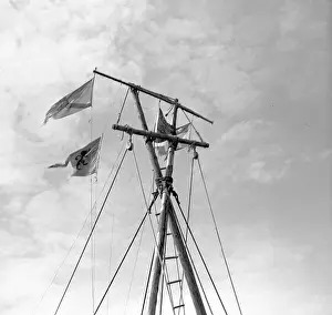 Flea: L'egare II - North Atlantic expedition raft, at Falmouth