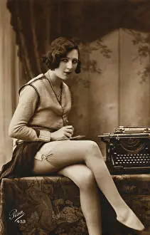 Suspender: Leggy Secretary 1920's