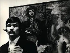 Destructions: Leherb with his artwork The Divine Folly, Rome
