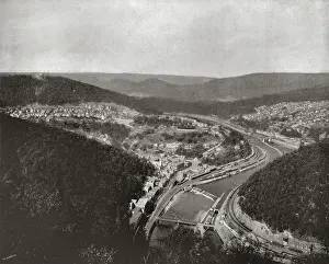 Chunk: Lehigh River at Mauch Chunk (now Jim Thorpe), Pennsylvania