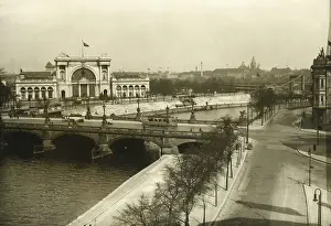 Bahnhof: The Lehrter Bahnhof in Berlin, ca. 1900s