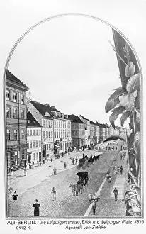 Leipziger: Leipziger Street in Berlin, 1835