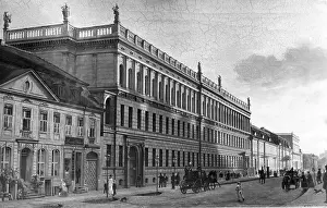 Leipziger: Leipziger Street in Berlin, around 1857