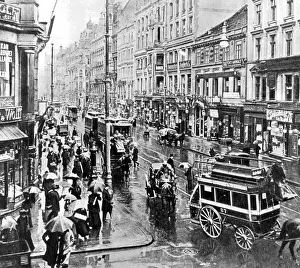 Leipziger: Leipziger street in Berlin, 1899