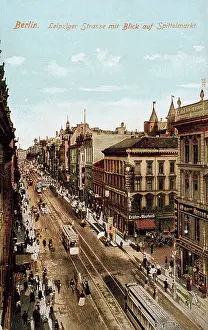 Leipzigerstrasse: Leipzigerstrasse and Spittelmarkt, Berlin, Germany