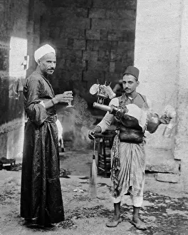 Lemonade: Lemonade vendor and customer, Egypt