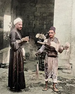 Lemonade: Lemonade vendor and customer, Egypt