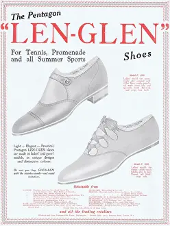 Pentagon: Len-Glen shoes advert, 1927