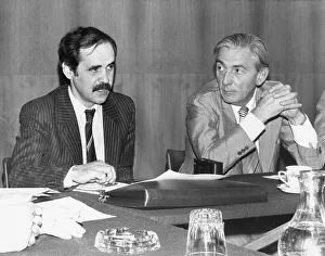 Epping: Len Murray and Kemal Daysal at a meeting