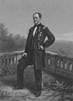 Educator: Full length engraving of Union General William