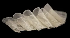 Valenciennes: A length of lace, c1780-1800