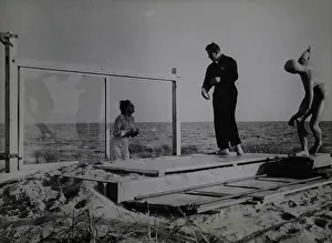 Curonian: Leni Riefenstahl filming with a discus