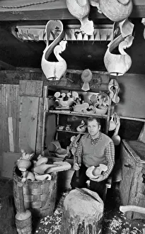 Woodcarver: Lenin collective farm