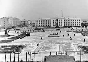 Yakutsk: Lenin Square. Yakutsk, 1968