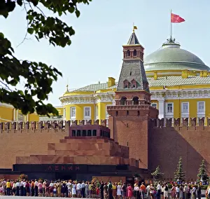 File: Lenin's Mausoleum in Moscow, 1983