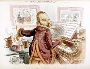 Kreutzer: Leo Tolstoy Caricature