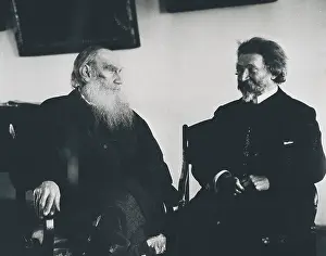 Peredvizhniki: Leo Tolstoy and Ilya Repin
