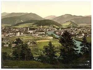 Styria: Leoben, general view, Styria, Austro-Hungary