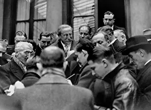 Camille: Leon Blum with journalists, 1938