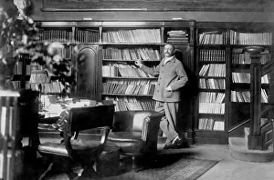 Blum: Leon Blum in his library, 1926