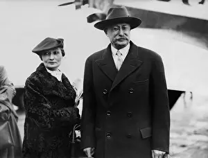 Traveled: Leon Blum and his wife, 1936