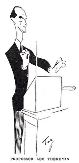 Sergeyevich: Leon Theremin - Caricature