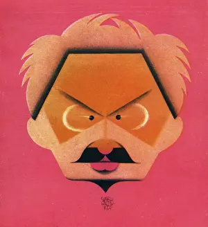 Bronstein: Leon Trotsky caricature, undated
