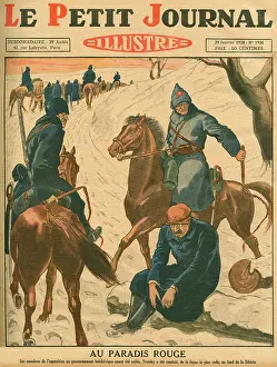 Roughly: LEON TROTSKY EXILED