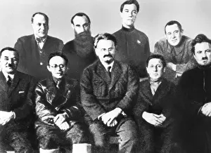 Leon Trotsky at his expulsion, 1929