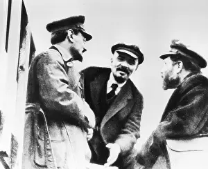Ilyich: Leon Trotsky, Vladimir Ilyich Lenin and Lev Kamenev