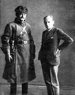 Trotsky: Leon Trotsky and Yury Annenkov, 1920