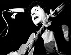 Montreux: Leonard Cohen, singer, performing in Montreux