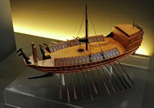 Vinci: Leonardesque model. Mobile ram boats. Model by Luigui Tursin
