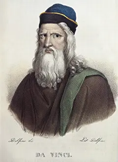 Florentia: LEONARDO DA VINCI (1452-1519). Engraving