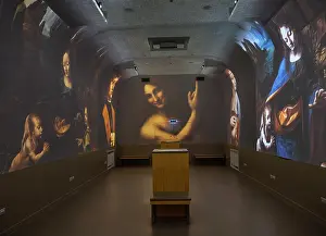 Projections: Leonardo da Vinci gallery, Chateau du Clos Luce, Amboise