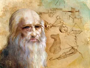 1452: Leonardo da Vinci with inventions