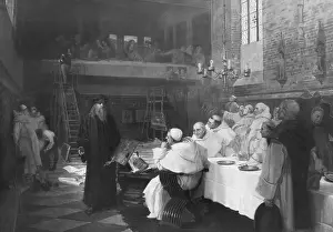 Supper: Leonardo da Vinci paints the Last Supper