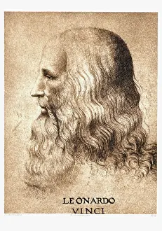 Theoretician: Leonardo da Vinci, self-portrait