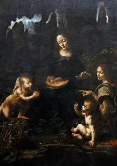 1490: Leonardo da Vinci, Virgin of the Rocks