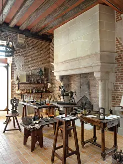 Clos: Leonardo da Vinci workshops, Chateau du Clos Luce, Amboise