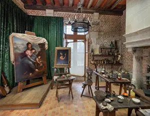 Clos: Leonardo da Vinci workshops, Chateau du Clos Luce, Amboise