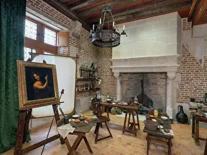 Clos: Leonardo da Vinci workshops, Chateau du Clos Luce, Amboise