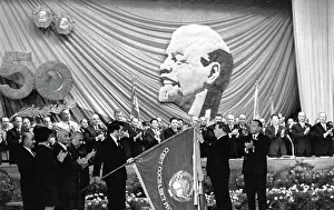 Azerbaijani: Leonid Brezhnev attached Order of October revolution