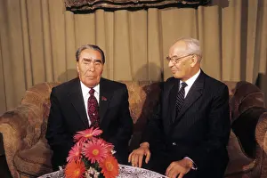 Husak: Leonid Brezhnev and Gustav Husak, 1981