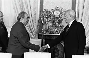 Brezhnev: Leonid Brezhnev and Gustav Husak, 1982