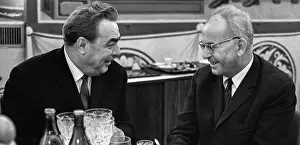 Brezhnev: Leonid Brezhnev and Gustav Husak