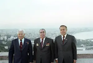 Chernenko: Leonid Brezhnev, Konstantin Chernenko and Heydar