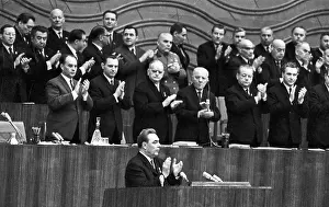 Xxiii: Leonid Brezhnev makes speech, 1966